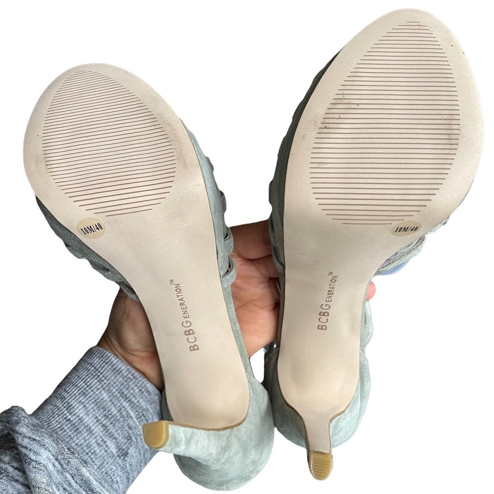 Bcbgeneration Light Blue Leather Upper Hight Heel… - image 6